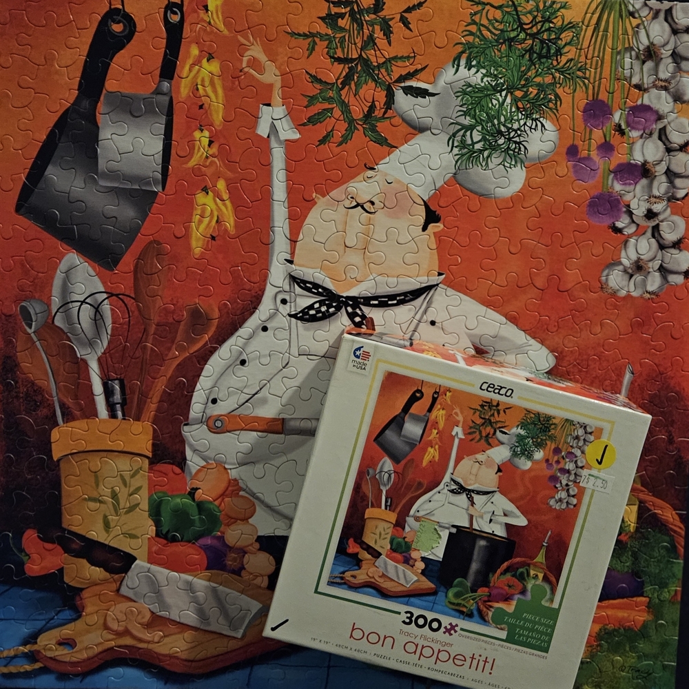 Ceaco Bon Appetit Chef Puzzle - 300 Pieces - Picture 3 of 4